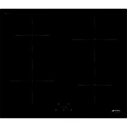 Smeg SI5643D 60cm Touch Control Induction Hob with Straight Edged Glass in Black